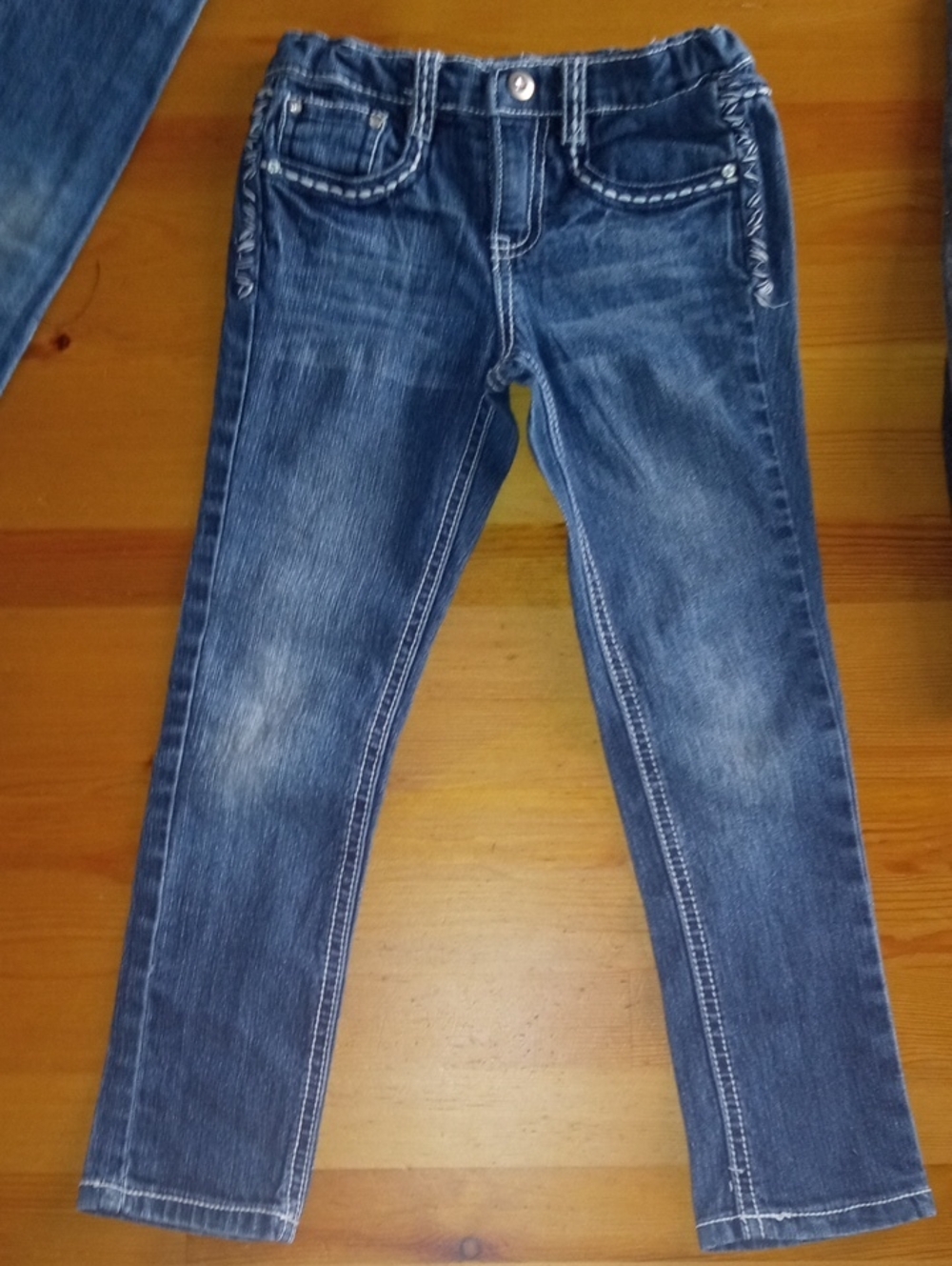 Size 5 Classic Dark Blue Kids Jeans - Slim Fit